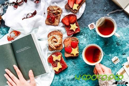 Neo Yummy Food Blue mobile lightroom presets - 246728