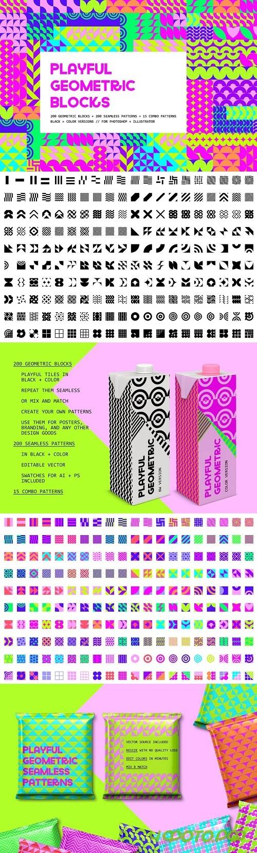 Playful Geometric Blocks - 3515803 Playful Geometric Blocks - 3515803
