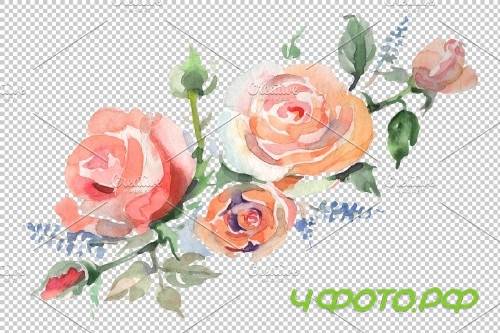 Bouquet with roses romance - 3713032