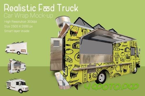 Food Truck Mock-Up - 3723834