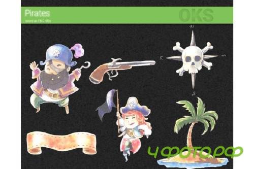 Pirate Watercolor Png Pirate Watercolor Png