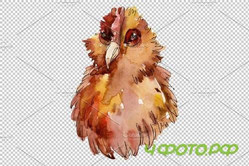 Farm animals: cock/hen head - 3742171