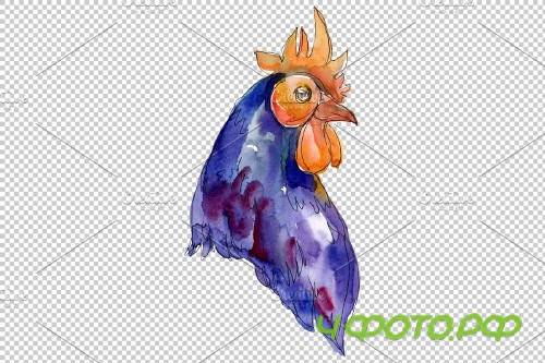 Farm animals: cock/hen head - 3742171