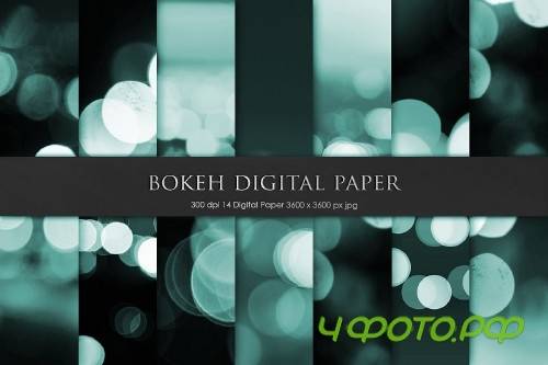 Bokeh Digital Paper, Backgrounds - 156046