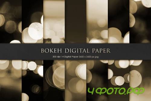 Bokeh Digital Paper, Backgrounds - 156038