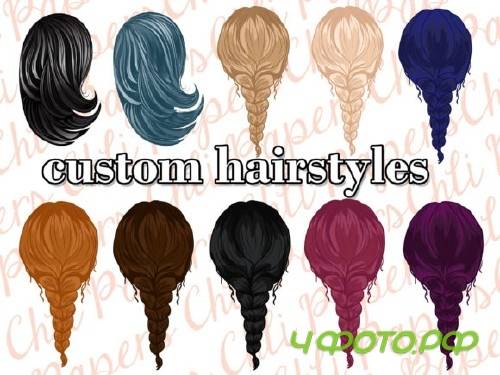 Best Friends Clipart,Custom Besties,Hair