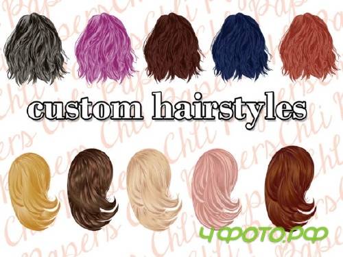 Best Friends Clipart,Custom Besties,Hair