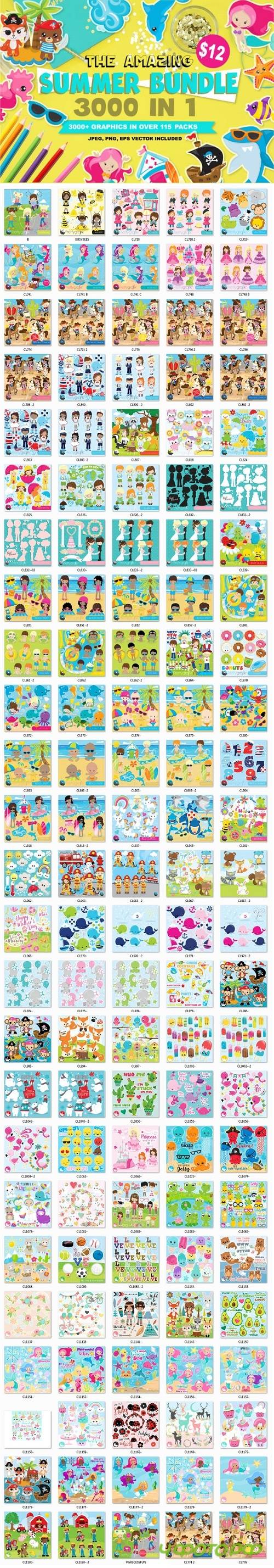 The Amazing Summer Bundle 3000 in 1