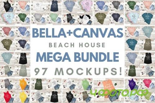 Mockup Bundle Bella Canvas T-Shirt - 2961220
