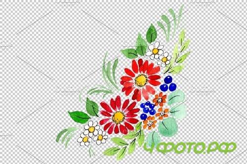 Bouquet Gifts of Nature watercolor - 3748302