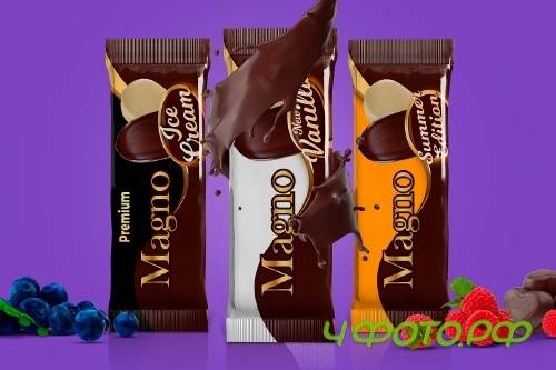 Popsicle Ice Cream Mockup - 3730412