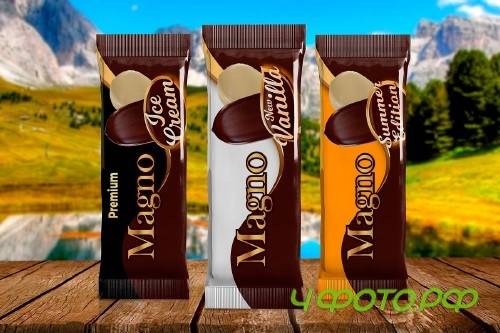 Popsicle Ice Cream Mockup - 3730412
