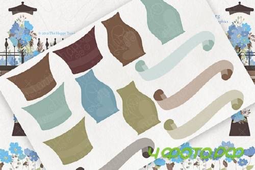 Cosmos 02 - Blue Flower Clipart & Vector