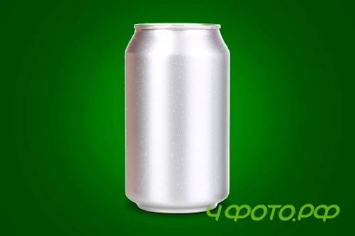 Tin Can Water Droplets Lemon Mockup - 3754132