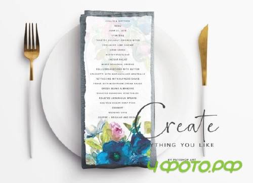 Watercolor Teal & Pink Flowers Clipart