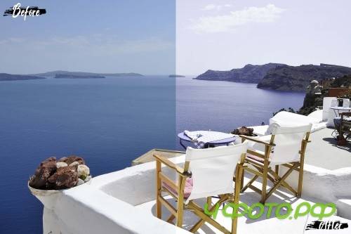 Neo Santorini Theme Color Grading photoshop actions - 260140