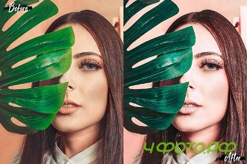 Neo Tropical Theme Color Grading photoshop actions - 262394