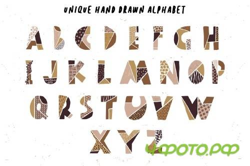 African Vibes alphabet collection - 3717495