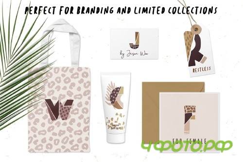 African Vibes alphabet collection - 3717495