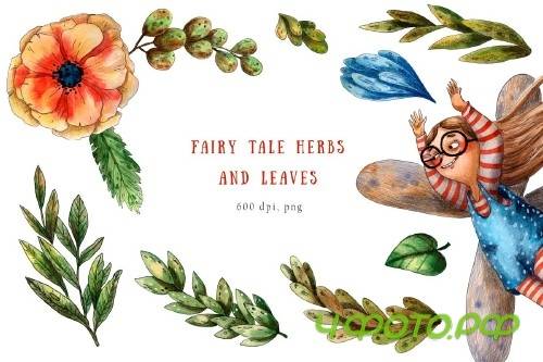 Little Fairies - Watercolor Clip Art - 3823454