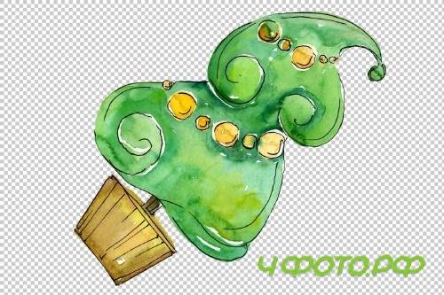 New Year decoration PNG watercolor - 3103176