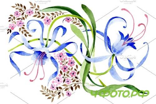 Ornament from a flower plant - 3867815