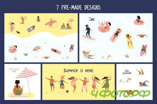 Beach Party, Summer Vector Art - 3761848