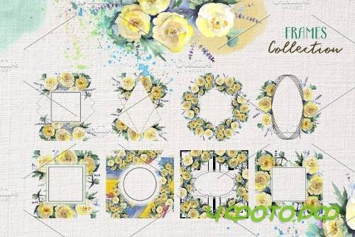 Bouquet with yellow flowers - 3903937