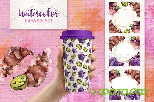 Dessert Operetta watercolor png - 3904824