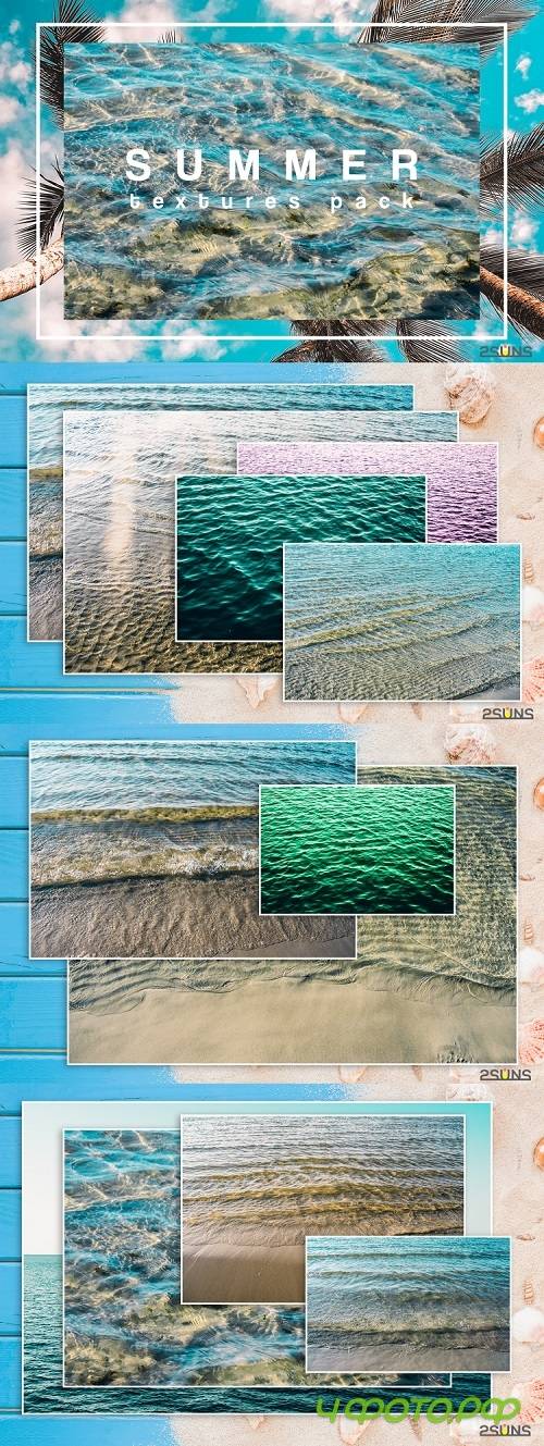 30 Nature textures sand water sea summer beach - 287214
