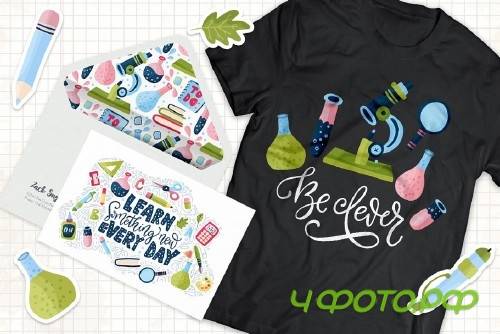 Back to School. Big graphic set - 3922219