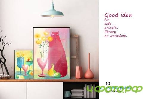 Still Life with Cat - poster creator - 3917565