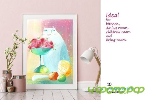 Still Life with Cat - poster creator - 3917565