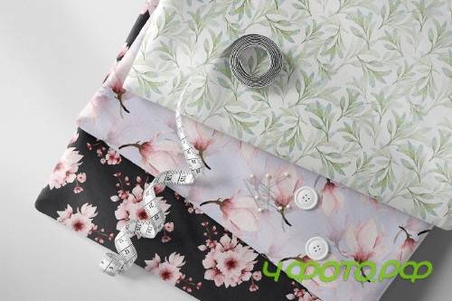 Pink Floral - Sakura Watercolor set - 3930530