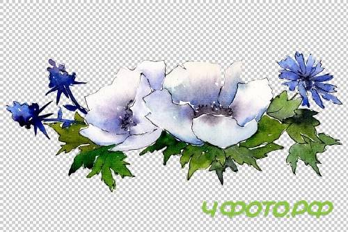 Bouquet of flowers Charm watercolor - 3936902