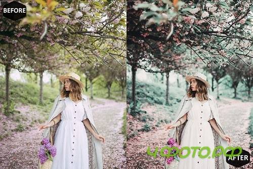 Forest Mobile & Desktop Lightroom Presets, Dark Green LR - 289084