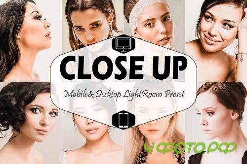 Close Up Mobile & Desktop Lightroom Presets, Portrait LR - 289056