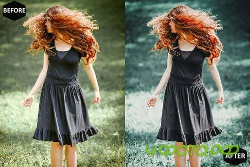 Forest Mobile & Desktop Lightroom Presets, Dark Green LR - 289084