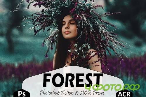 Forest Photoshop Actions And ACR Presets, Aqua Plant Ps - 289099