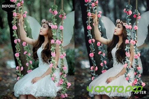 Forest Mobile & Desktop Lightroom Presets, Dark Green LR - 289084