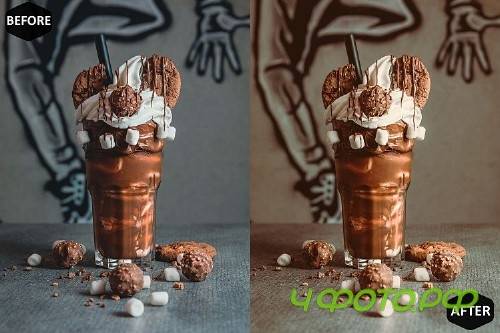 Milkshake Photoshop Action And ACR Presets, Peachy Ps preset - 289046
