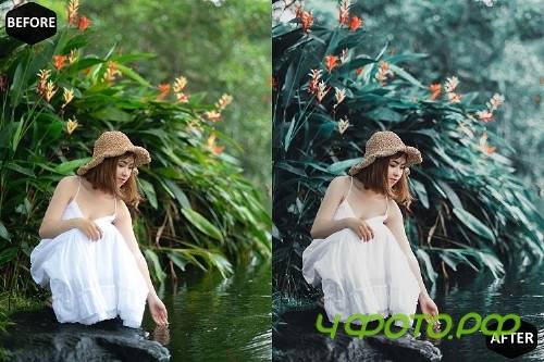 Forest Photoshop Actions And ACR Presets, Aqua Plant Ps - 289099