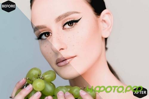 Close Up Photoshop Actions And ACR Presets, selfie Ps preset - 289064