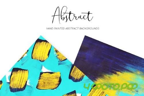 Black Blue Gold Abstract Backgrounds - 3967320