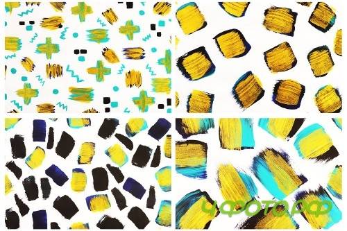 Black Blue Gold Abstract Backgrounds - 3967320