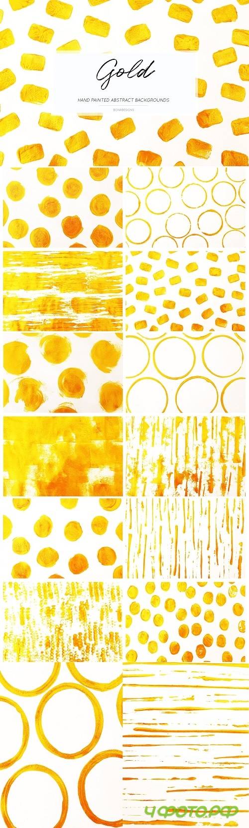 Gold Abstract Backgrounds - 3971573