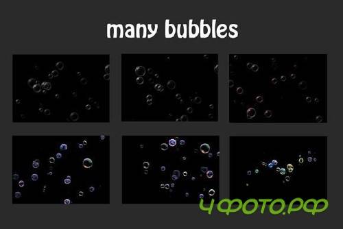 375 Bubbles Photo Overlays