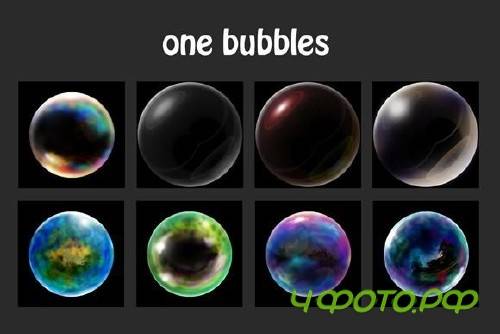 375 Bubbles Photo Overlays