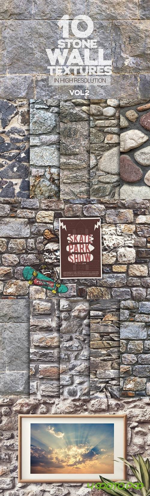 Stone Wall Textures Vol 2 x10 3976562