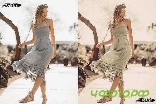 5 Vintage Skin Actions, ACR and LUT presets - 302625